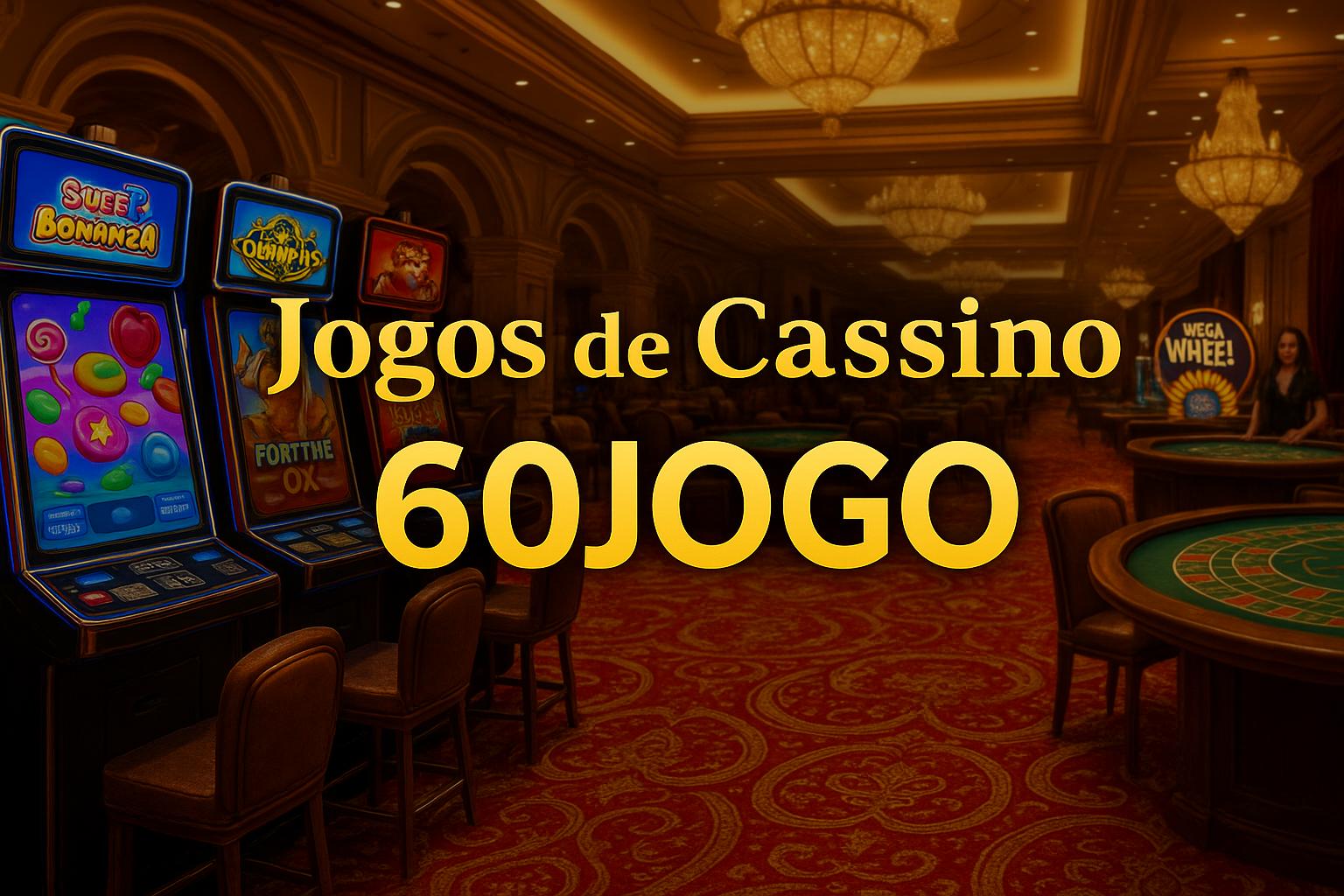 Jogos de cassino online inovadores e emocionantes na 60JOGO